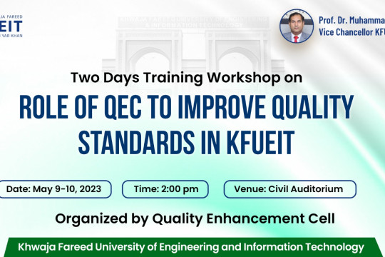 Role of QEC to Improve the Quality Standards in KFUEIT