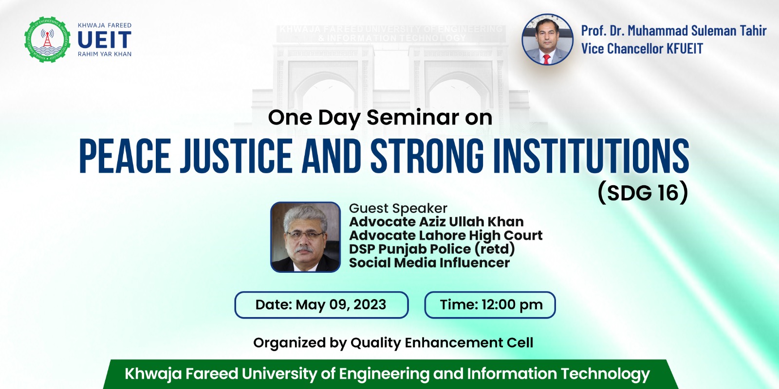 One-Day Seminar on PEace Justice and Strong Institutions (SDG 16)