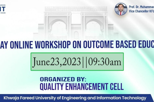 One Day Online Workshop on Outcome Based Education