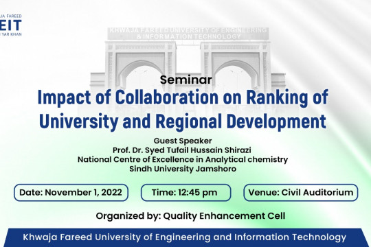 Impact of Collaboration on Ranking of University and Regional Development