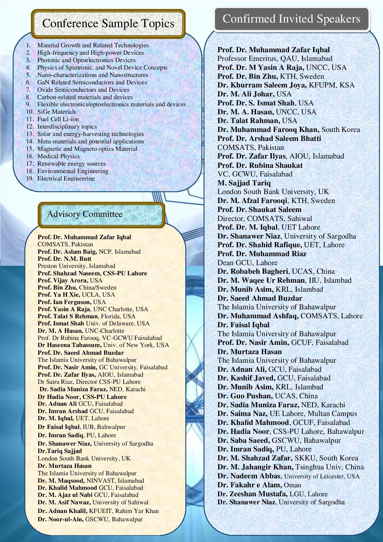 Page 3 - 9th ICSMAND-2021 @ KFUEIT (Updated brochure) - Final - 1
