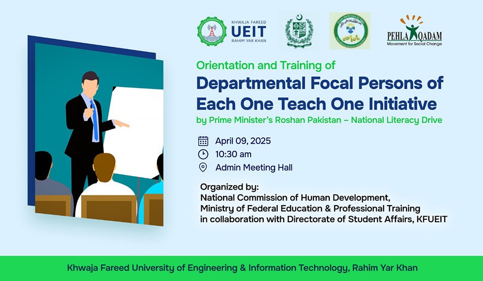 Orientation and Training of Departmental Focal Persons of Each One Teach One Initiative
