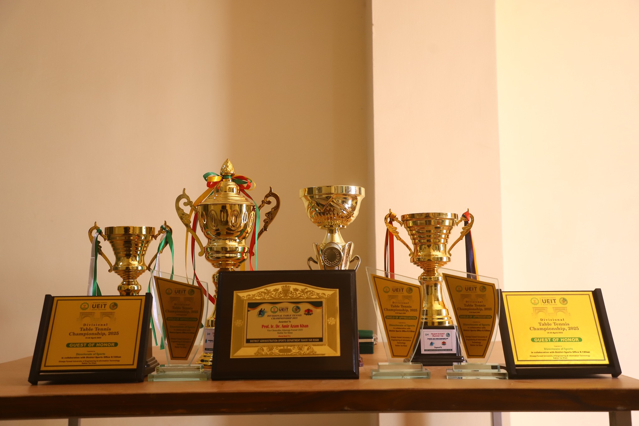 Two-Day Divisional Table Tennis Tournament Concludes with Great Enthusiasm at KFUEIT