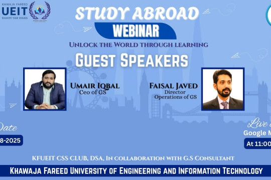 KFUEIT to Host “Study Abroad” Webinar with GS Consultants – August 21, 2025