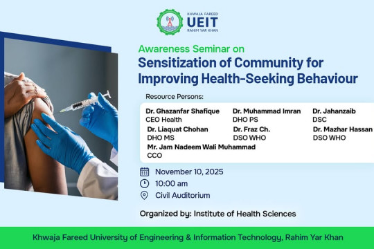 Awareness Seminar on “Sensitization of Community for Improving Health-Seeking Behaviour