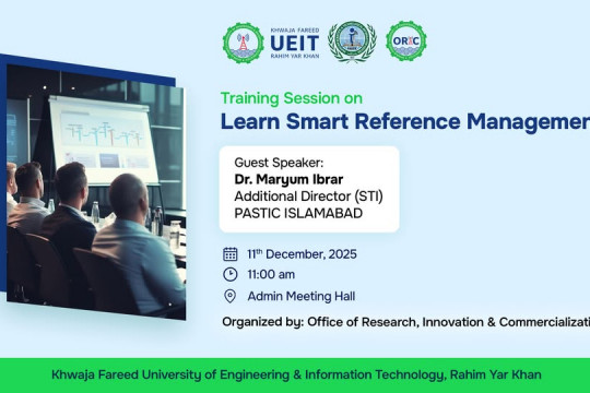Training Session on Smart Reference Management for Academic Excellence