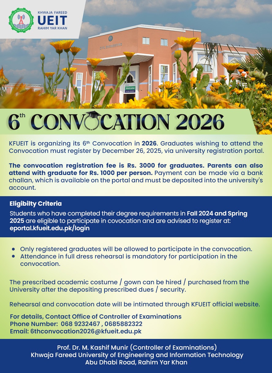 6th Convocation 2026 Registration are Open