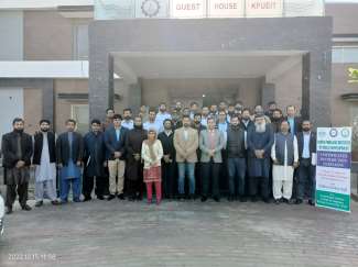 Corporate training group photograph
