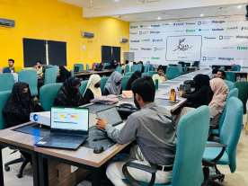 NAVTTC, SPISD and e-Rozgaar class at a KFUEIT lab